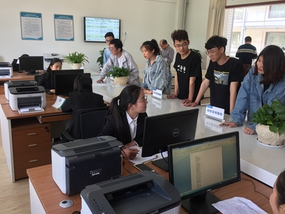 我校學生事務服務大廳試運行